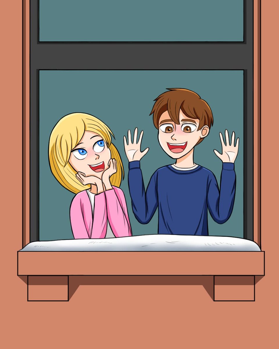 KenJH00's tweet photo. WATCHING OUTSIDE THE WINDOW ON A SNOWY DAY
Twins are enjoying the snowy scenery, and they forgot to fight each other in no time.
#snowyday #winter #december #jenny #jesse #twins #daily #cartoon #comic #cartooncharacter #drawing #illustration https://t.co/C5xWzVhhWT