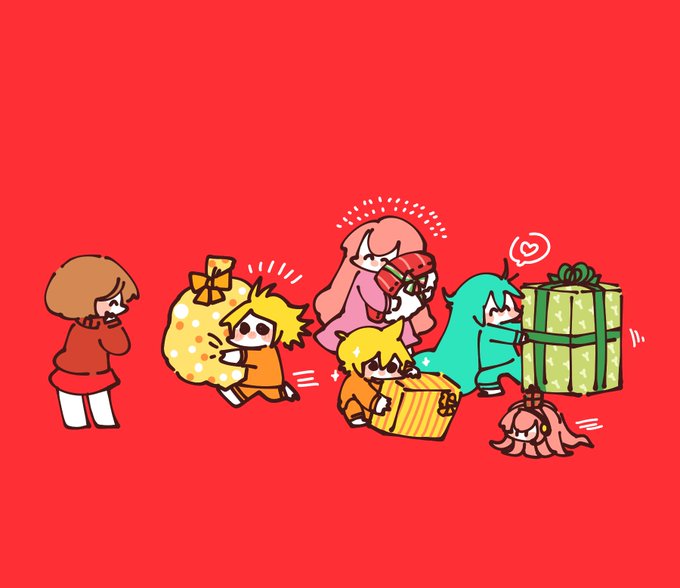 サンタさんきたよー!!なボカロ達🎁🎅 