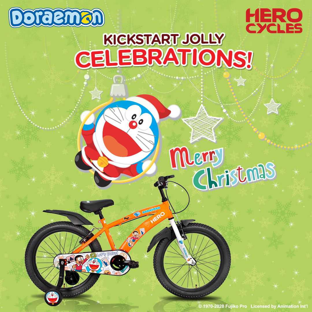 Hero_Cycles's tweet photo. Discover the magic of Christmas with your bright and jolly ride. We wish you and your family a #MerryChristmas! 
#MakeEverydayFuntastic
Know more: https://t.co/dzi3JYkKj1 
#HeroCycle #HeroSprint #CycleMoreLiveMore https://t.co/BWyxUmY9KG