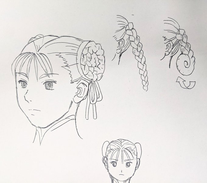 zeroチュンさんの髪型。くるくる。 