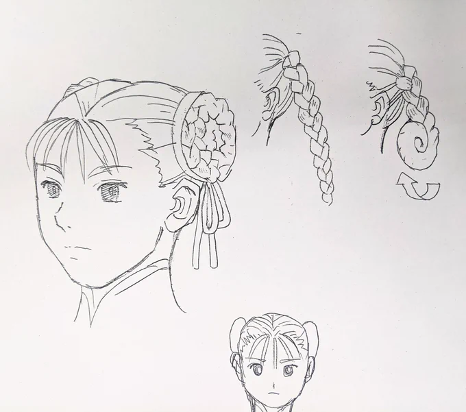 zeroチュンさんの髪型。くるくる。 