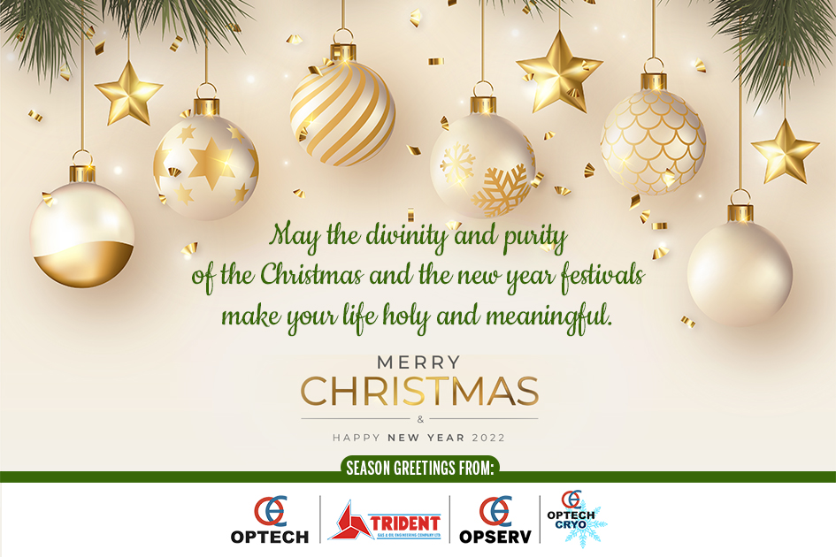 optechengg's tweet photo. May the divinity and purity of the #Christmas and the new year festivals make your life holy and meaningful. Season Greetings from #OptechEngineering #TridentGasOil #OPSERV #OptechCRYO
#lpgcompany #LPG #LNG #lpgterminal #lpgtrailer #lpgbottling #lpgpiping #moundedstorage https://t.co/FqQzv91izb