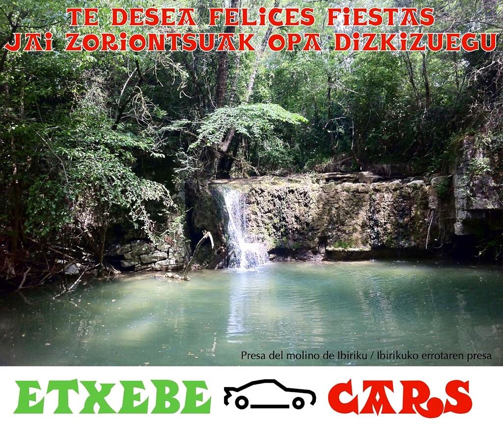 Etxebe Cars te desea unas felices fiestas/ Etxebe Cars jai zoriontsuak opa dizkizuegu