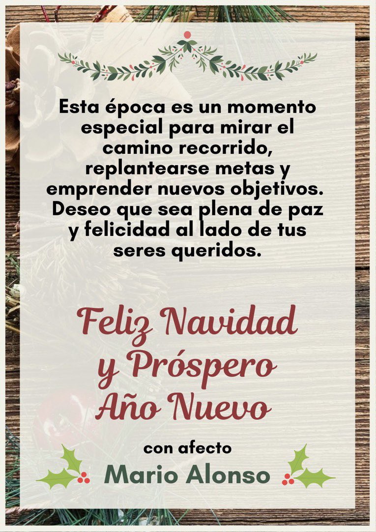 marioalher's tweet photo. Mis mejores deseos #FelicesFiestas #FiestasDecembrinas2021 🎁🎉🎄 https://t.co/d8EySo6IU5