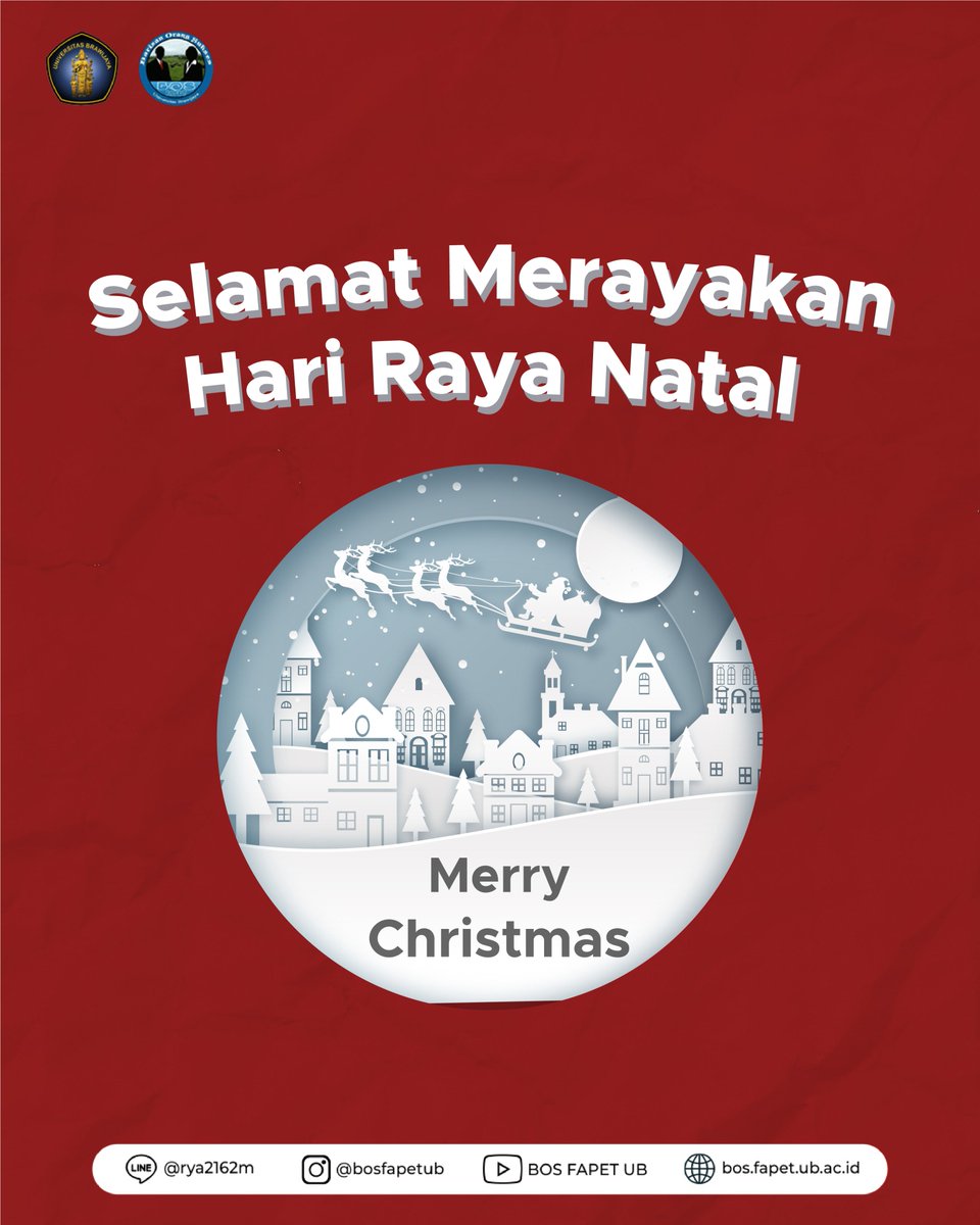 bosfapetub's tweet photo. [Selamat Merayakan Hari Natal]

Halo, Bigbos!

Selamat Hari Natal, bagi teman-teman yang merayakannya.
Meski tahun ini Natal masih dalam masa pandemi, tetapi semoga hal itu tidak mengurangi makna Natal.

Tetap semangat! semoga tetap ceria di Natal tahun ini https://t.co/h8ICzBY3ZE