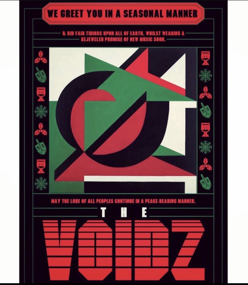 voidzfanaccount's tweet photo. Merry Christmas from The Voidz 🎄 https://t.co/SrPD22hvMD