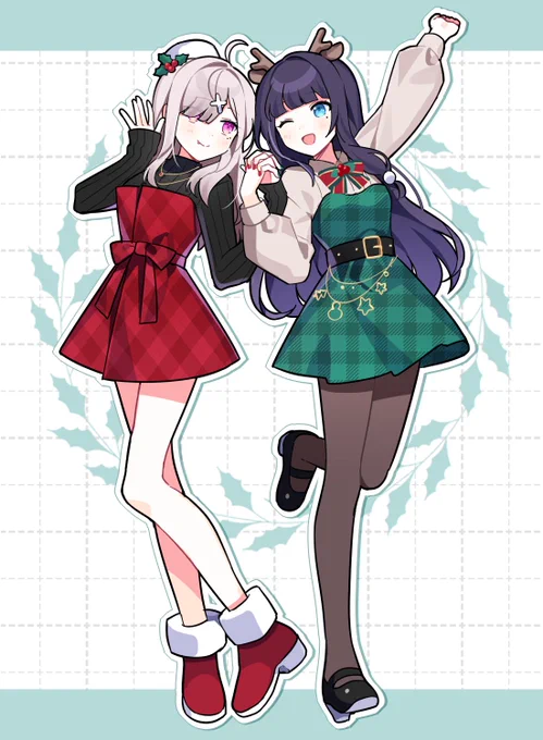 #ういはぁーと #いらすこや
メリークまいさん~🐻🎄
二人とも忙しいだろうけど楽しく過ごせてるといいな!! 