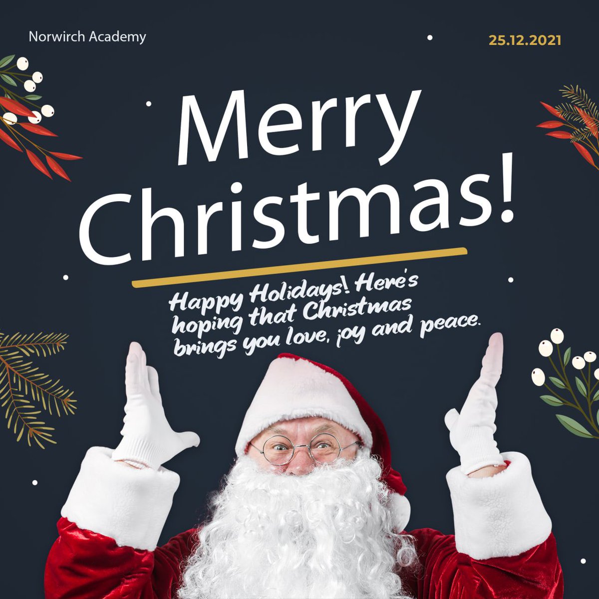 norwirch's tweet photo. Merry Christmas! May the joy of this festive season fill your life with happiness and peace. 

#Christmas #MerryChristmas https://t.co/JNoUotDAal