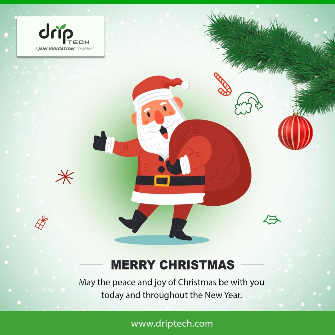 Driptech's tweet image. Merry Christmas, May Santa Claus bring you all that your heart desires this Christmas.🥳

#driptech #Christmas #agriculture