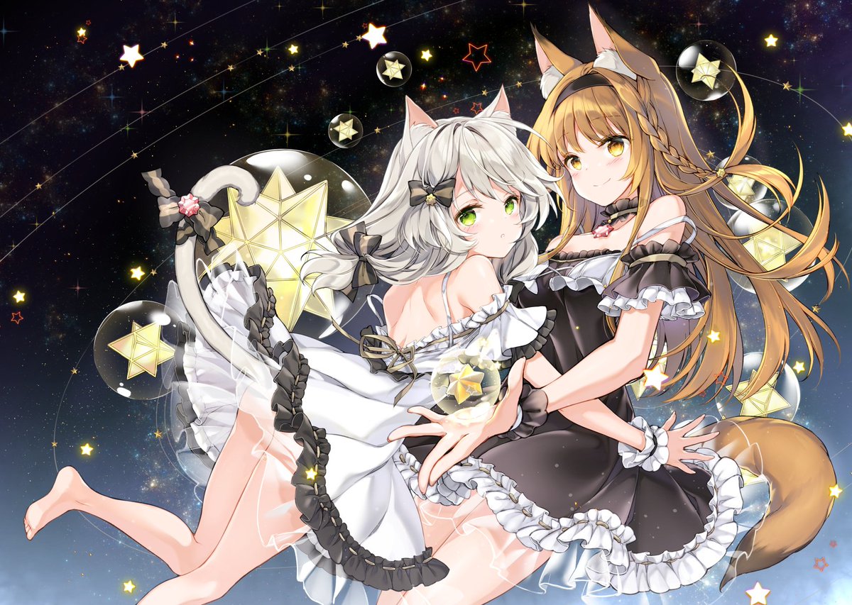 「表紙イラストになったネネちゃんとキコちゃん🐱🦊#C99 」|JUNA🌟4월SCF【D-07,08】✴️5월블아온리(1차)のイラスト