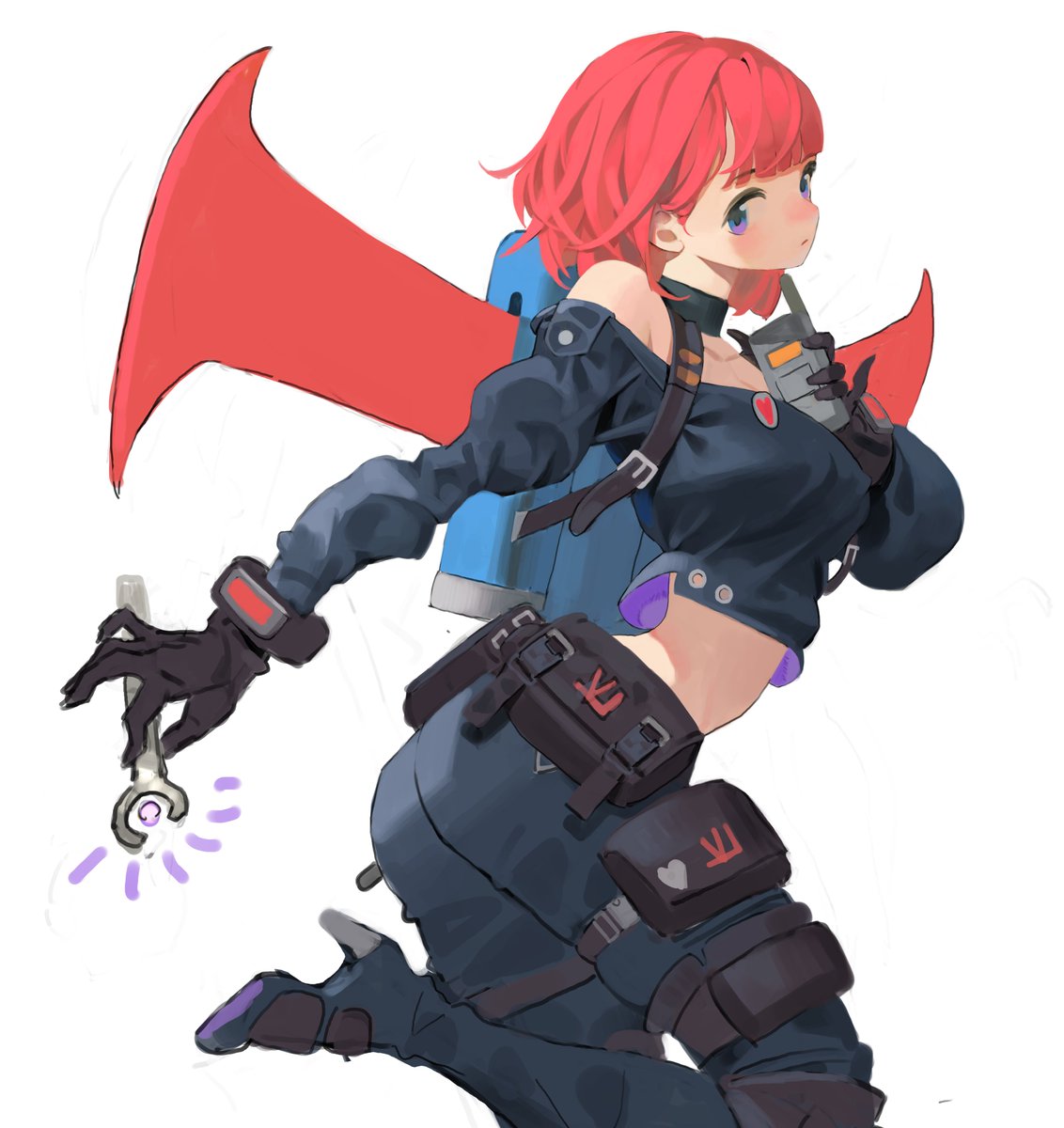 「정비공소녀 」|Aruana Sickのイラスト