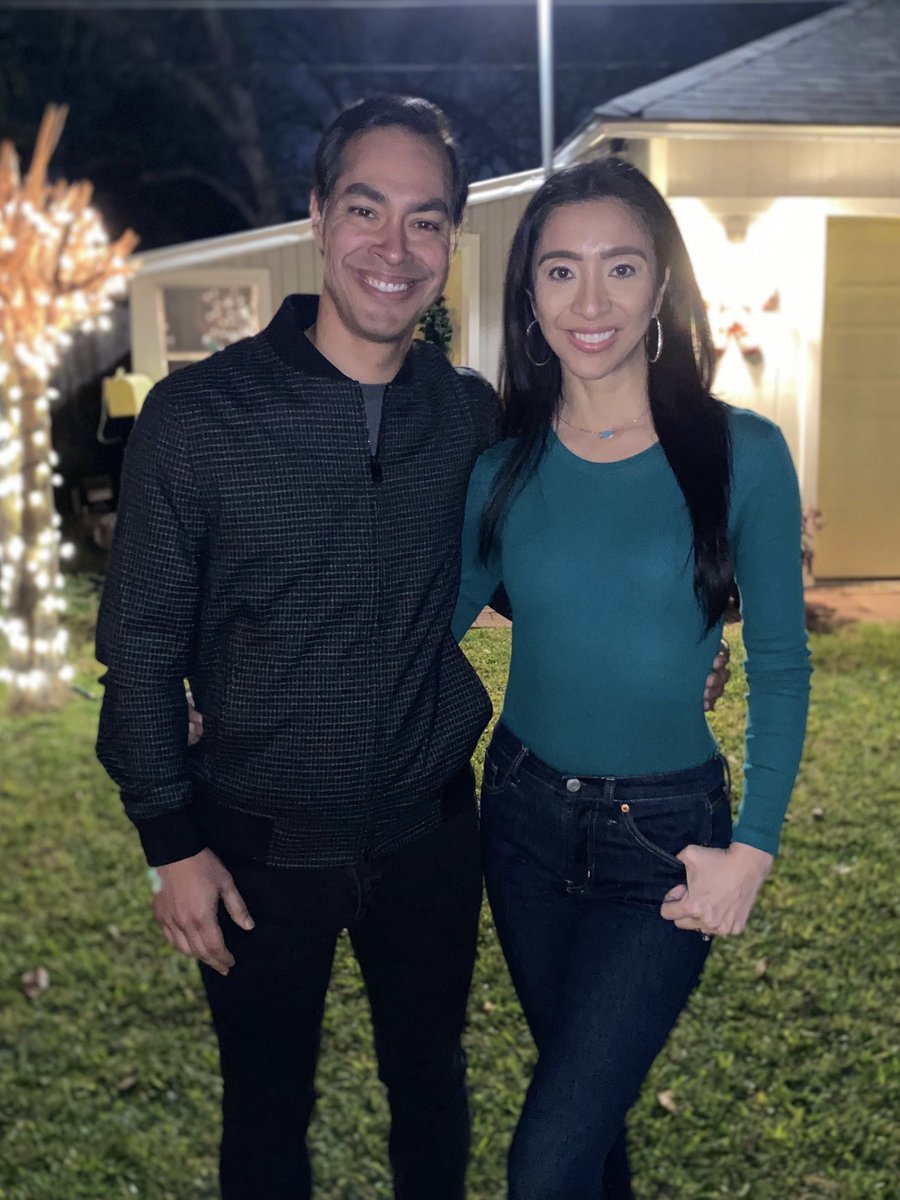 EricaLiraCastro's tweet photo. @JulianCastro and I are ready for Santa to arrive tonight! https://t.co/JyWAI5rtbw