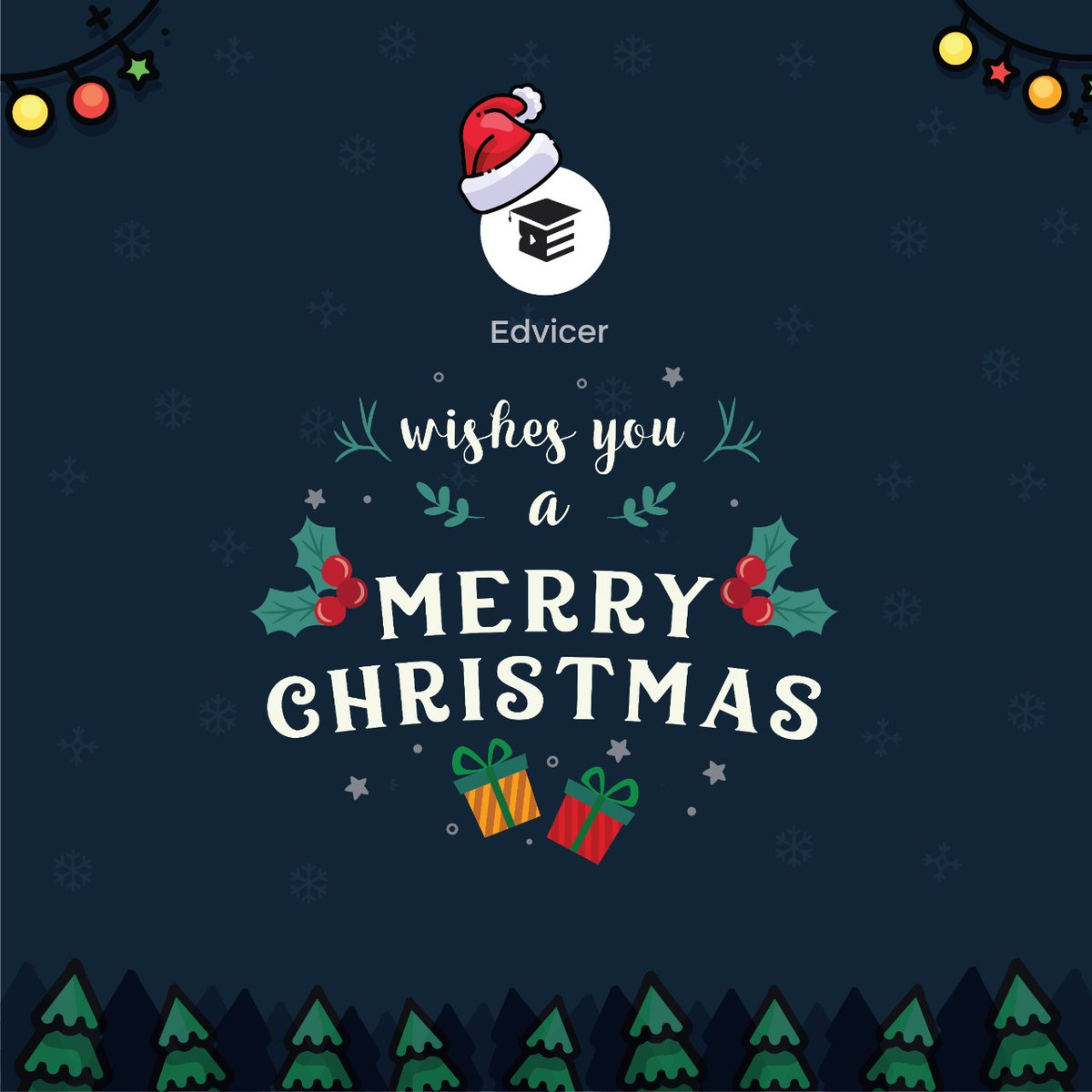EdvicerCourses's tweet photo. Sending you a Christmas greeting from our Edvicer family. We wish you and yours a Merry Christmas and Happy Holidays. ✨🤍
May all your days be merry and bright!
#merrychristmas #christmastrees #christmasinspiration #christmasvibes #christmas #edvicer https://t.co/QvgVk5ayJS
