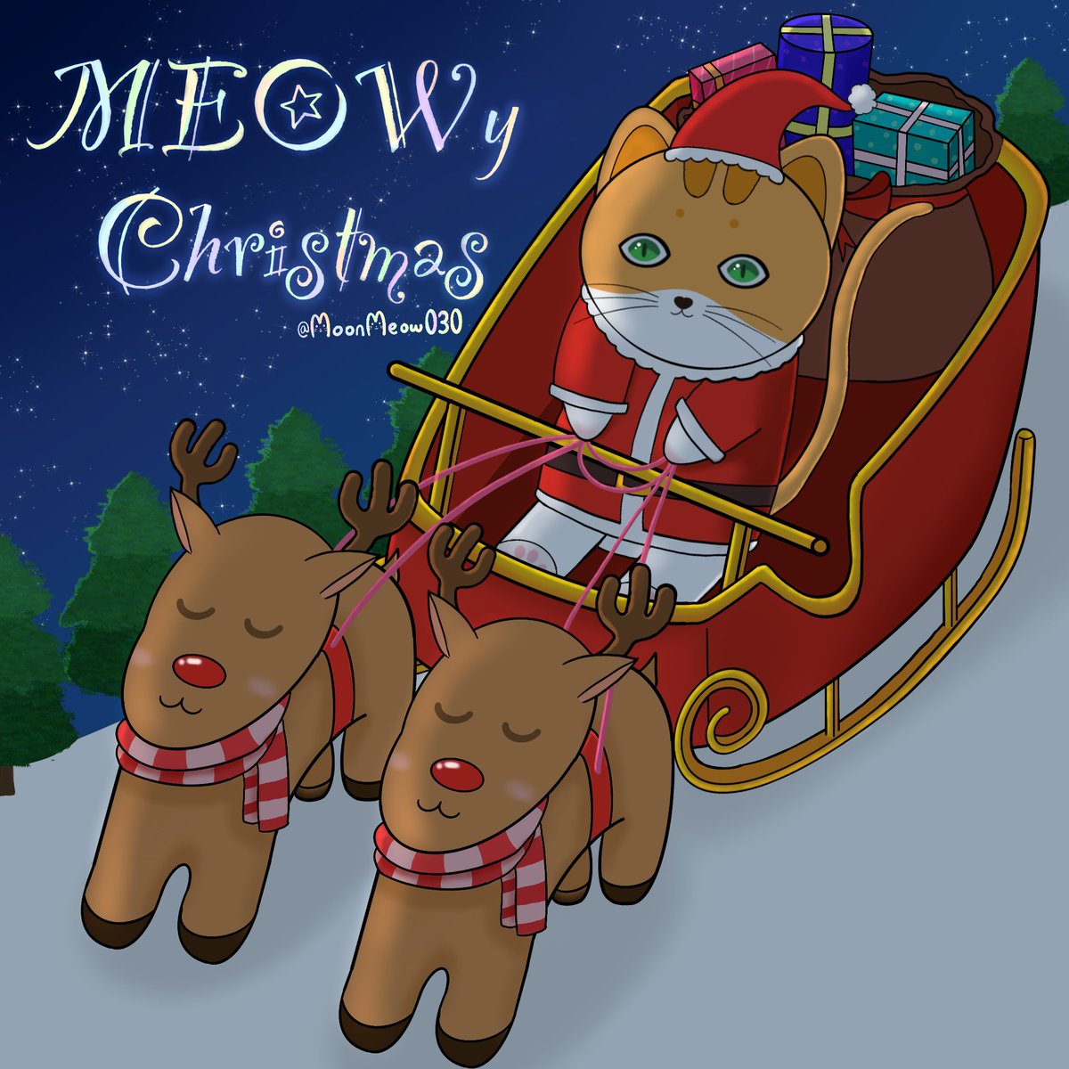 MoonMeow030's tweet photo. 《25.MEOWy Christmas》

Meowy Christmas ! 🎄

#貓 #可愛 #聖誕 #聖誕禮物 #聖誕老人 #聖誕貓 #鹿 #插畫 #插圖 #繪畫 #電繪 #原創 #香港插畫 #香港插圖 #香港原創 #cat #cute #merrychristmas #meowychristmas #santaclaus #deer #painting #drawing #illustration #hkdrawings #hkillustration https://t.co/3N2w57n6nn