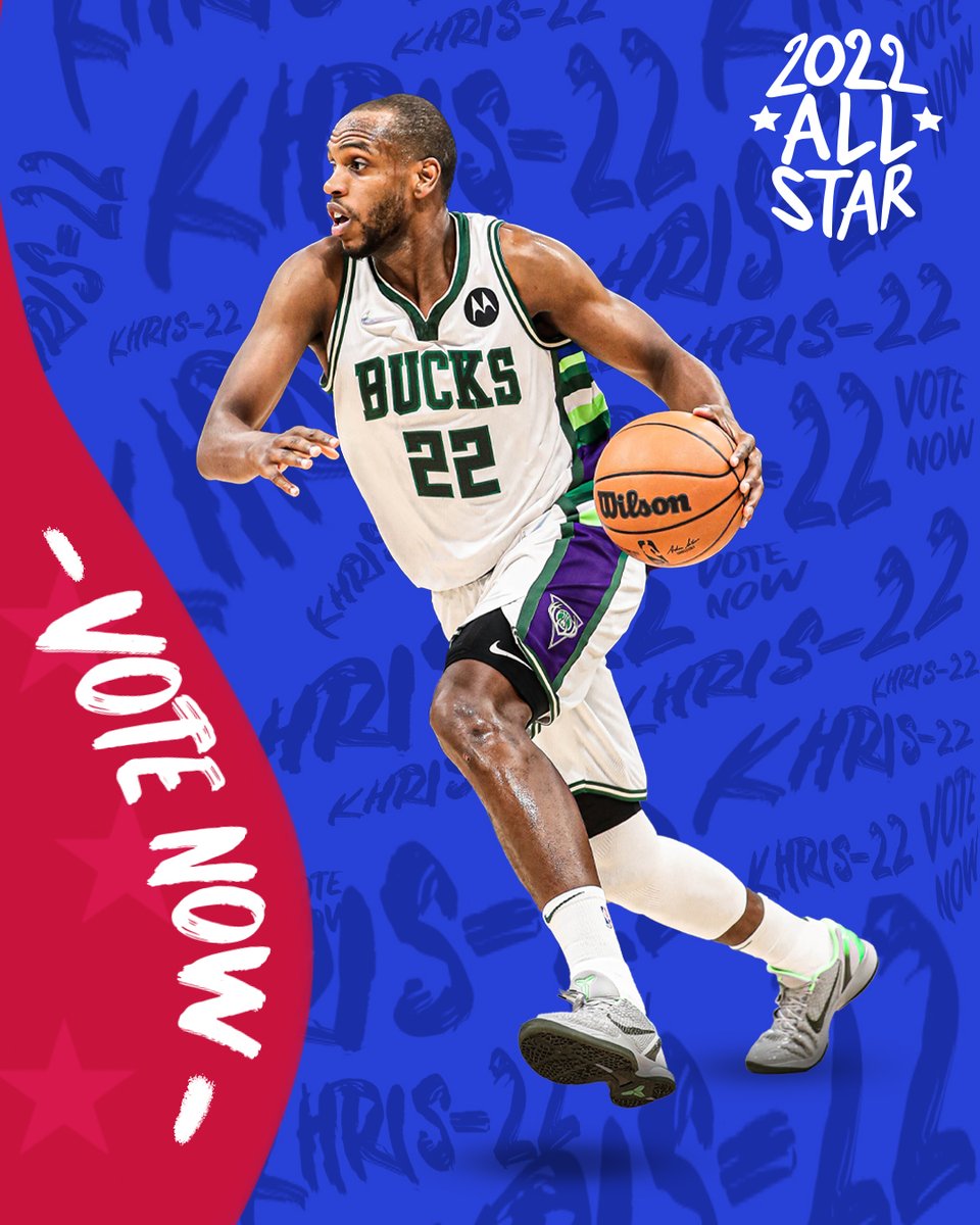 RT @Bucks: Money Middleton.

RT to vote @Khris22m for #NBAAllStar!! https://t.co/XcN0njdL4K