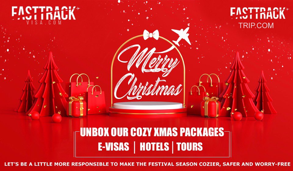 FastrackVisa's tweet photo. May this festival season bring you good health and happiness. Wishing you all a Merry Christmas! 🤶 🎄 🎅
#Christmas #MerryChristmas #Christmas2021 #santa #fasttrackvisa #onlinevisa #winter #celebrations https://t.co/HX8OOl8hde