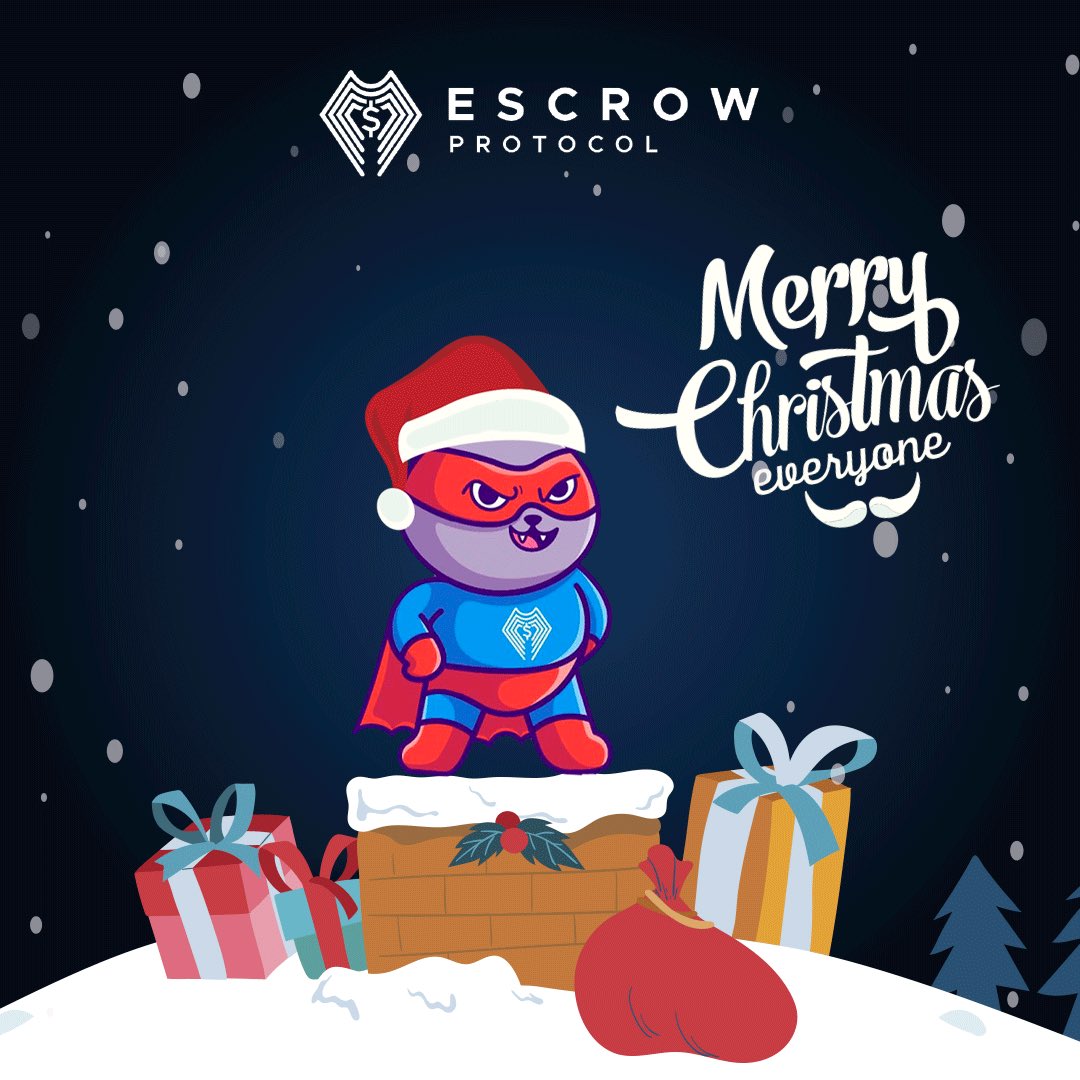 nioosol's tweet photo. Merry #Christmas everyone!🎄
Gifts from #EscrowProtocol for you:
🎁 We strive to #MakeCryptoSafe
🎁 We stand for #NoMoreScams
🎁 We make secure & safe investments in start-ups possible!
#DeFi #NFT #Crypto #Christmas21 https://t.co/83E6Z5QUFi