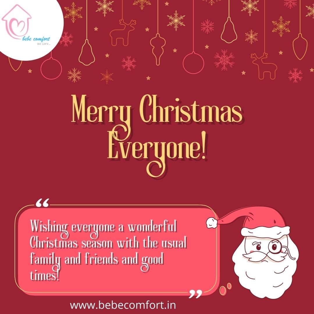 bebecomfort's tweet photo. Here, wishing you and your family Merry Christmas with all the happy jingles and bells. May the sparkles and lights of Christmas fill your heart and life with joy, happiness, love.
~ Via Bebe Comfort Team
https://t.co/PqAGh39fe7
#BebeComfort #MerryChristmas #ChristmasDay2021 https://t.co/BSta2EXd6l