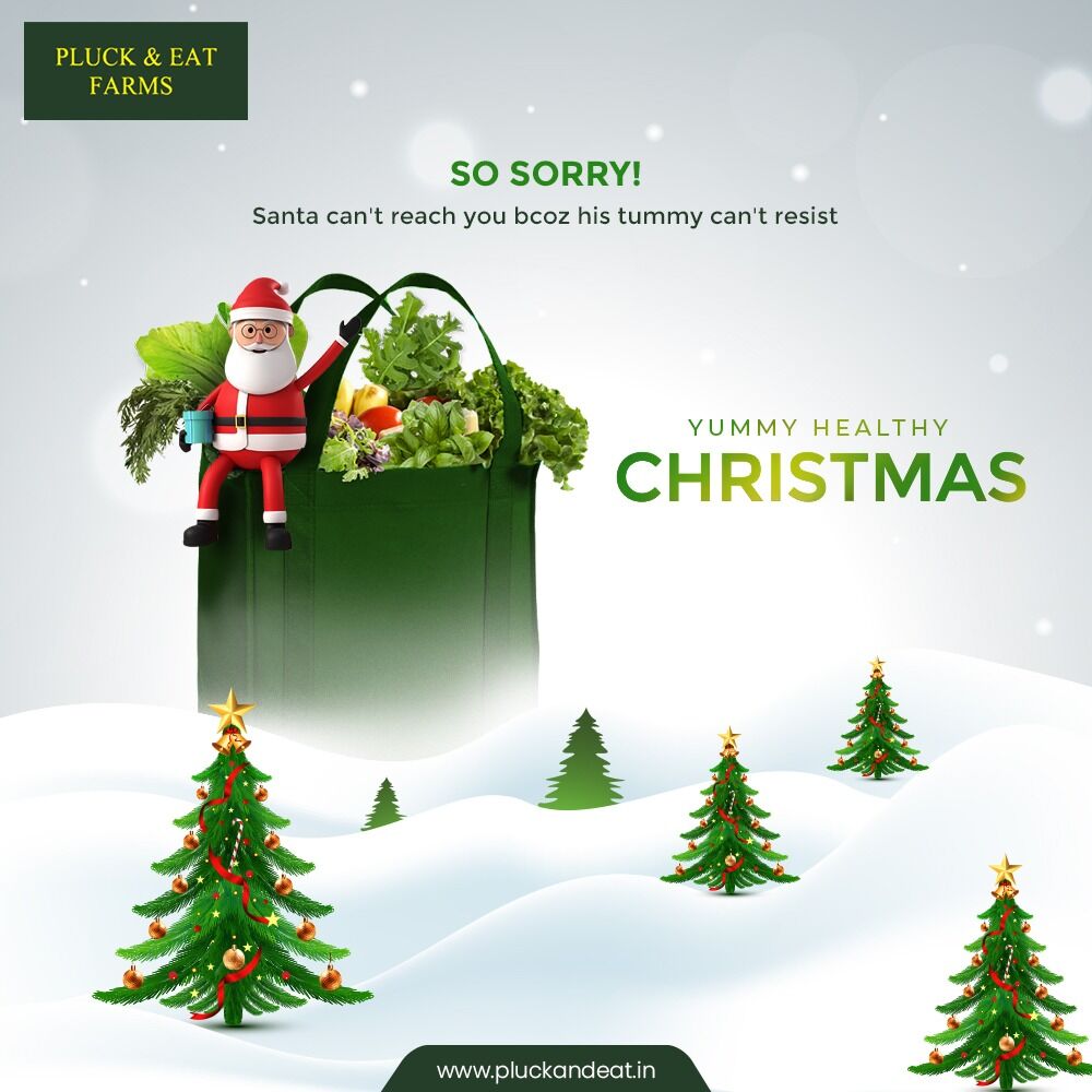EatPluck's tweet photo. We swear we had no intention of hooking him up with our greens but who can deny this overload of yumminess when it's wrapped with nutrition. Celebrate Christmas with health and laughter. 

#christmas #christmastree #xmas #love #merrychristmas #pluckandeat #hydroponicfarms #santa https://t.co/bZAW3LtDHW