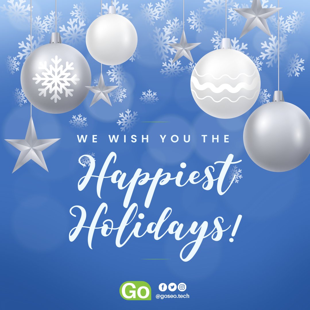 goseo_tech's tweet photo. A Merry Christmas from GoSEO to you! 

#GoSEO #Holidays #MerryChristmas https://t.co/iSW0JqZFrY