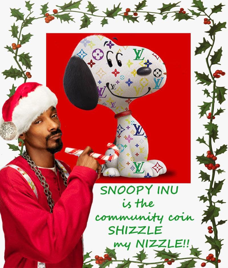 SnoopyInuBSC's tweet photo. 🎄🐶HAPPY CHRISTMAS EVE FROM THE SNOOPY INU FAMILY! 🐶🎄
 
join the Snoopy Inu family!👇
https://t.co/bLr39LOxzU https://t.co/9YK9pkCFRo