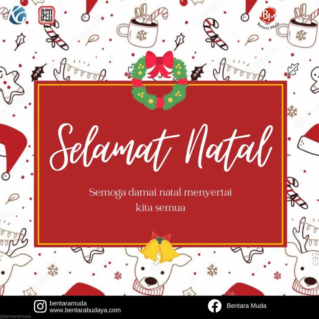 Selamat Natal teman-teman Bentara ✨

Semoga Natal tahun ini memberikan semangat baru dan membawa kedamaian bagi kita semua🌲