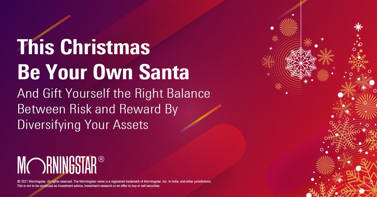 in_morningstar's tweet photo. On this glorious day of #Christmas, strike the right balance between risk and #reward by diversifying your #money across global asset classes.
Merry Christmas!

#MorningstarIndia #MorningstarReads #EmpoweringInvestors #Investors #Investment #MerryChristmas #MerryChristmas2021 https://t.co/D2EuNZ2uBd