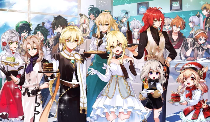 #2021年自分が選ぶ今年の4枚
3月から原神いっぱい描いた!400枚くらい!🥳 