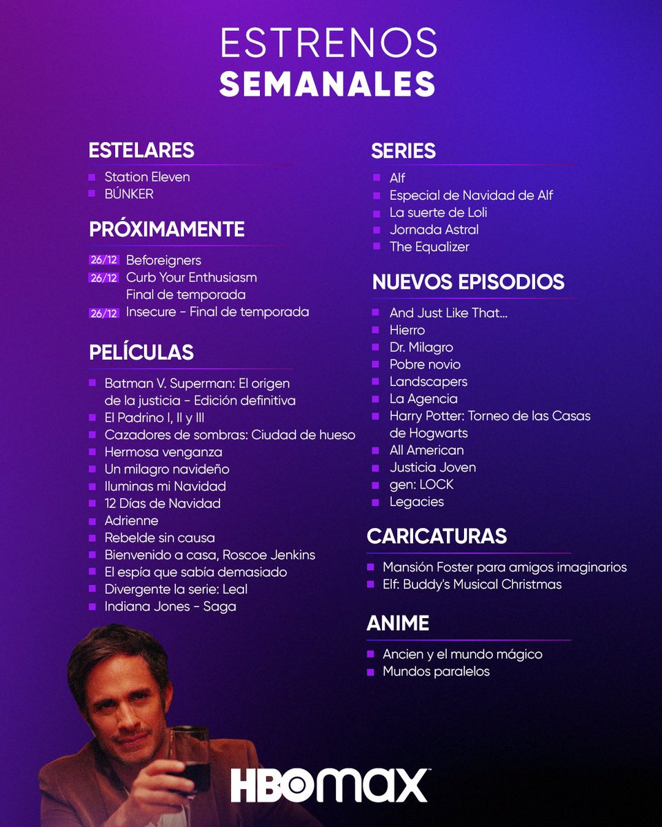 HBO Max Latinoamérica tweet media