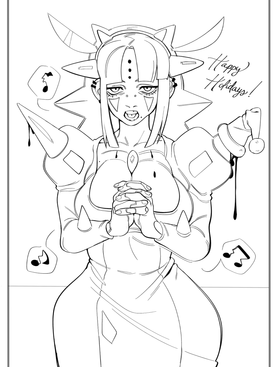 She's trying her best to carol :") Merry Christmas @cashumeru !!! 💚❤️💚❤️ 