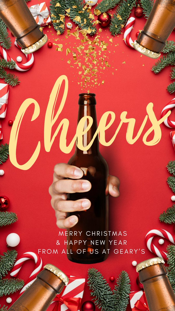Merry Christmas From The Geary Crew! 🍺🎄
