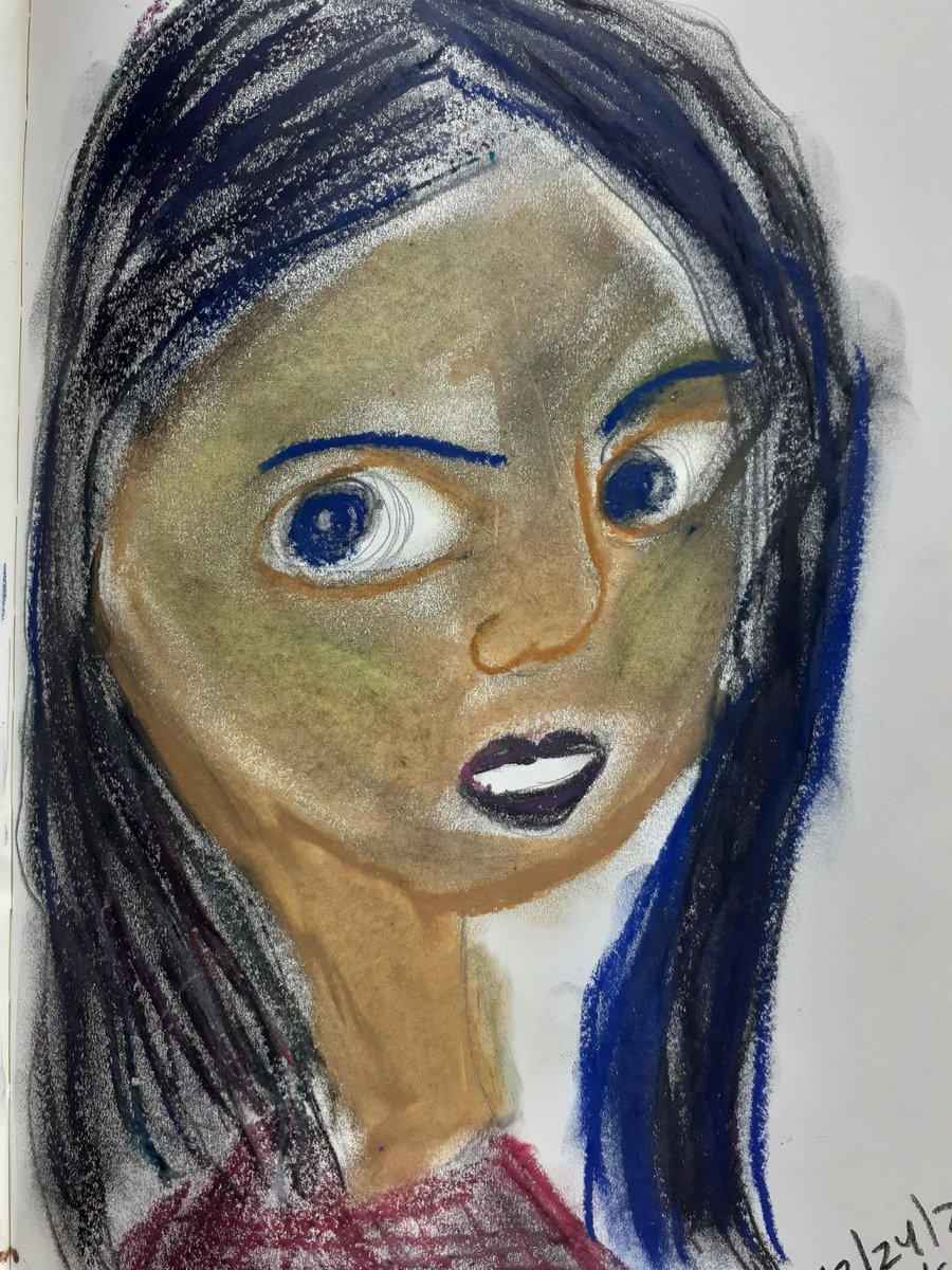 wordsmith9's tweet photo. Sketching this afternoon.
#pastels #artjournal
#MerryChristmasEve https://t.co/Sp0oQlzJRz