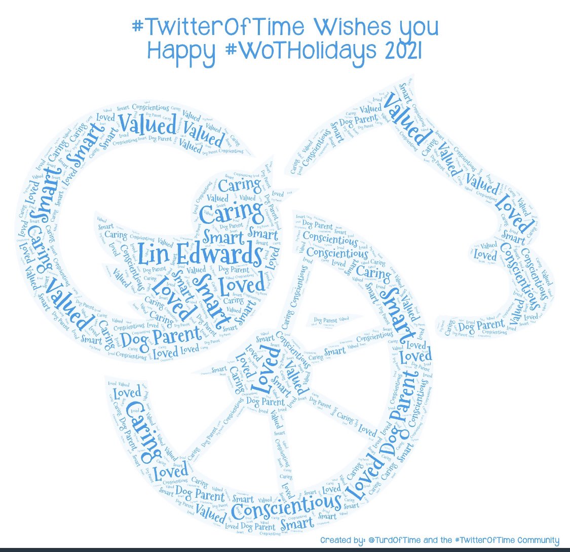 LedwardsLin's tweet photo. #WheelOfTime #turdoftime #TwitterOfTime Happy Holidays and Thank you Wot fandom for the #WoTHolidayGift ! https://t.co/BsVHtf1MAR