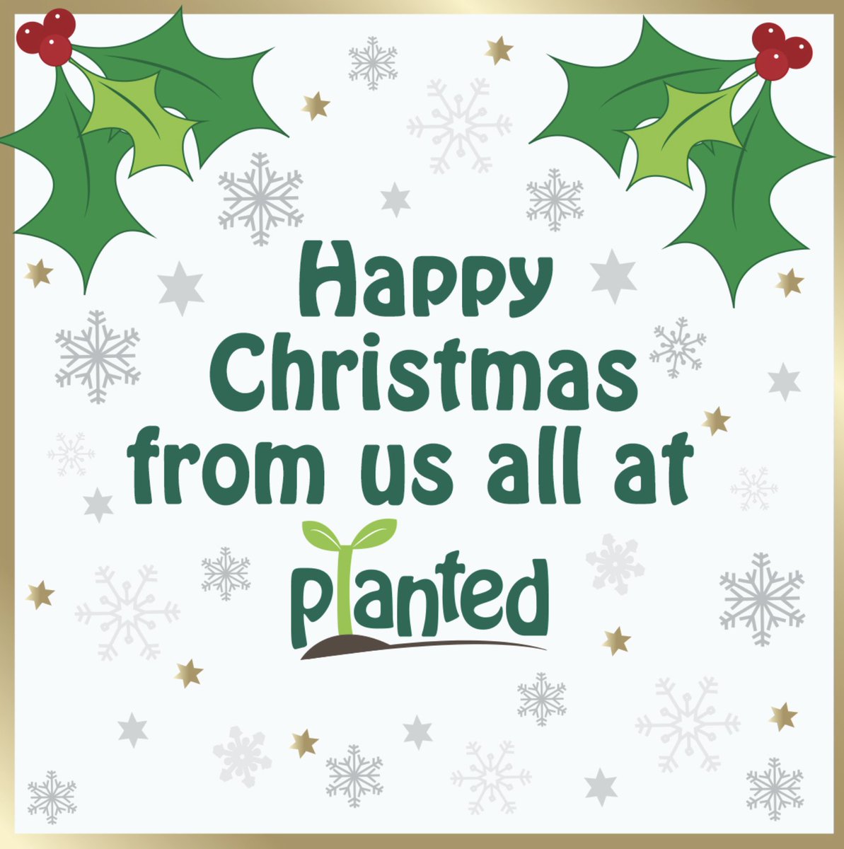 plantedrange's tweet photo. Wishing you the happiest of Christmas Days from Team Planted. https://t.co/3W3BvlXYOt