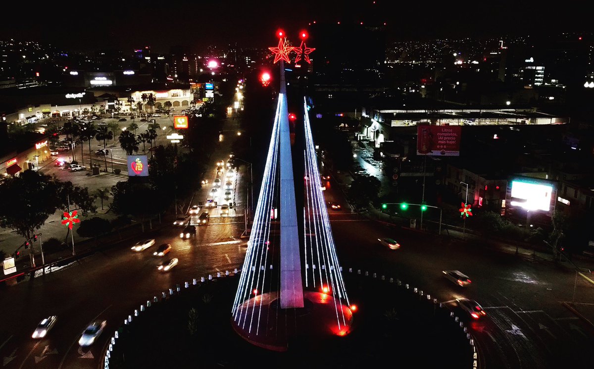 Así luce la noche buena en Tijuana