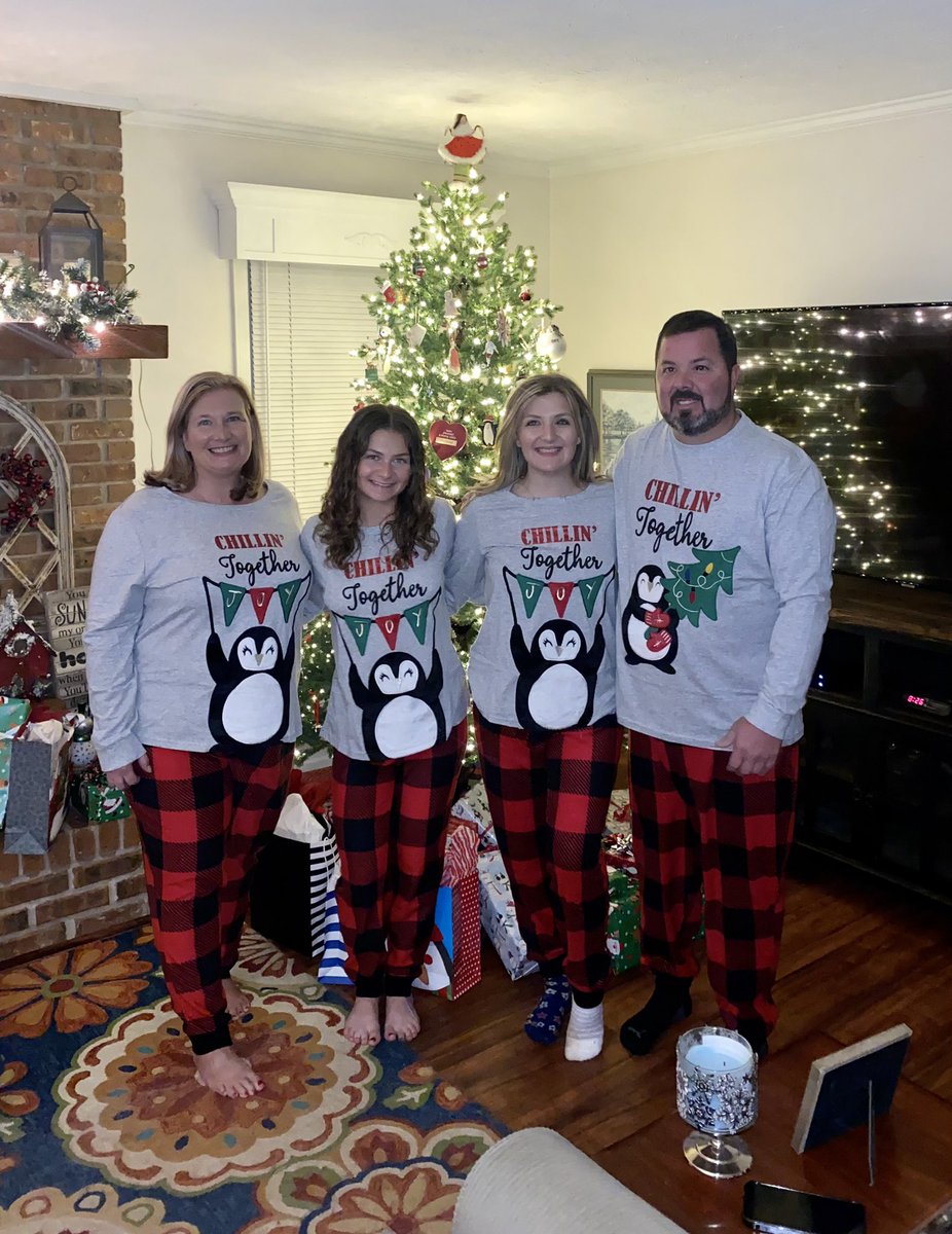 SarahNKing2's tweet photo. The Christmas Eve Pajama Tradition live on! https://t.co/kycm6lnpr1