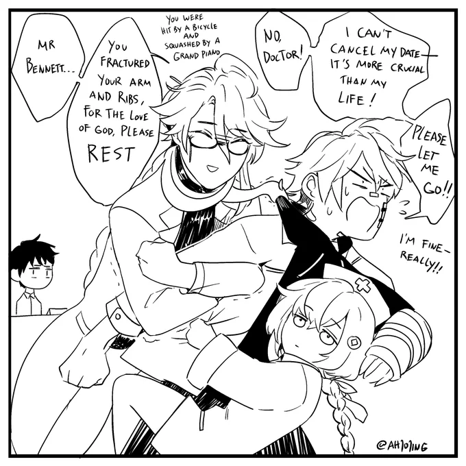 omake 
(an excuse to draw baizhu and the gang) 