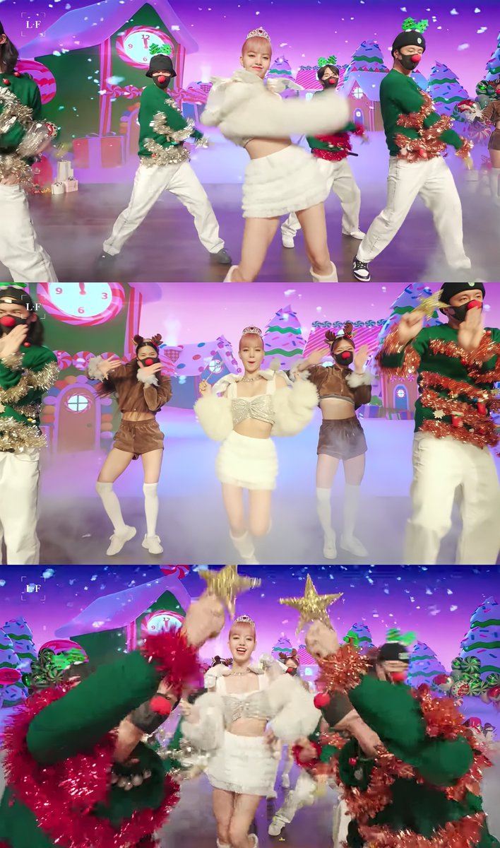 LL_LLOUD's tweet photo. สเตจที่ดีที่สุดของน้อง #MONEY

#LISA #LALISA #Christmas https://t.co/Jke6hc8ifS