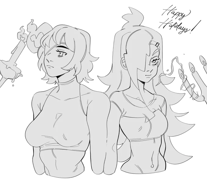 Merry Christmas @l4wless_ !!!! I love your art and character designs so much, excited to see what you make next year :0) 💚❤️ 