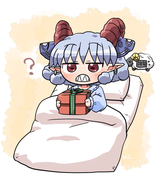 いい子だったらしいゆうまちゃん🎁🐏🎄 #おは東方 