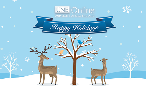 UNE_Online's tweet photo. Happy holidays, from all of us here at UNE Online! https://t.co/pzJAt1arq9