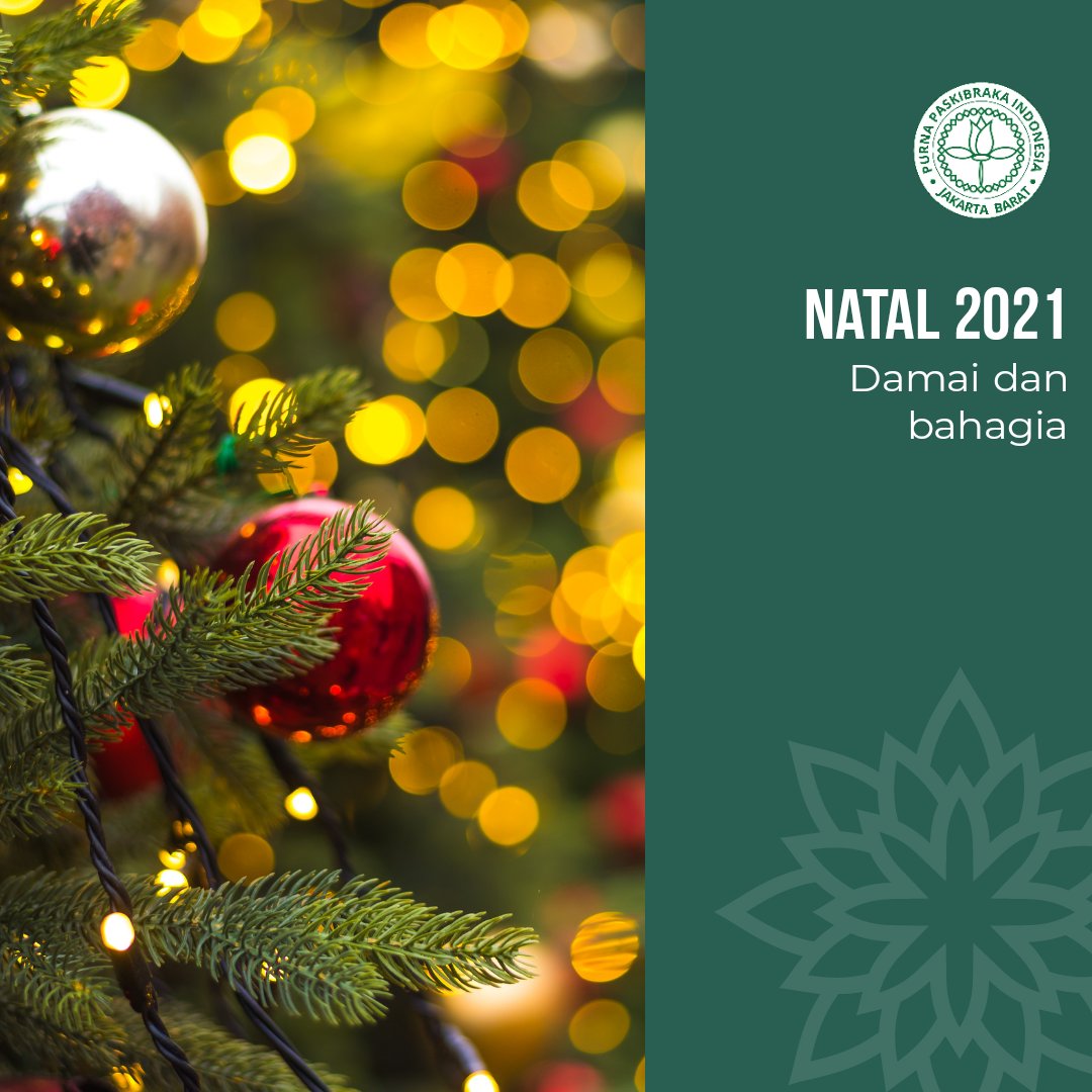 Selamat Natal 2021. Semoga Natal kita diberkati dengan damai, sukacita, dan kebahagiaan.🎄