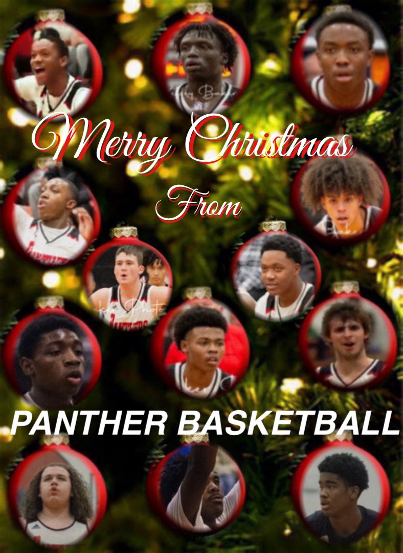 CoachKihnley's tweet photo. Merry Christmas from our Panther Basketball family to yours https://t.co/9IAzxWGOqF