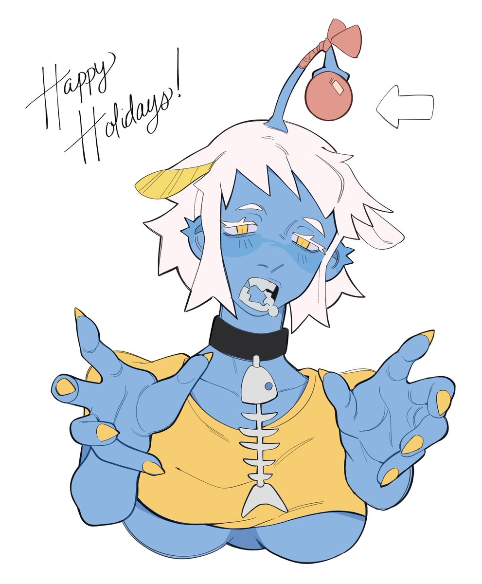 Merry Christmas @xwxdraws !! I've never seen someone color the way you do, your art is really unique and eye-catching and I'm so excited to see what you make next year !! :0) 💚❤️💚❤️ 