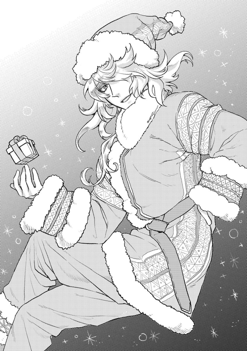 クリスマスだし再掲しておこうかな
今年描いたサンタ 