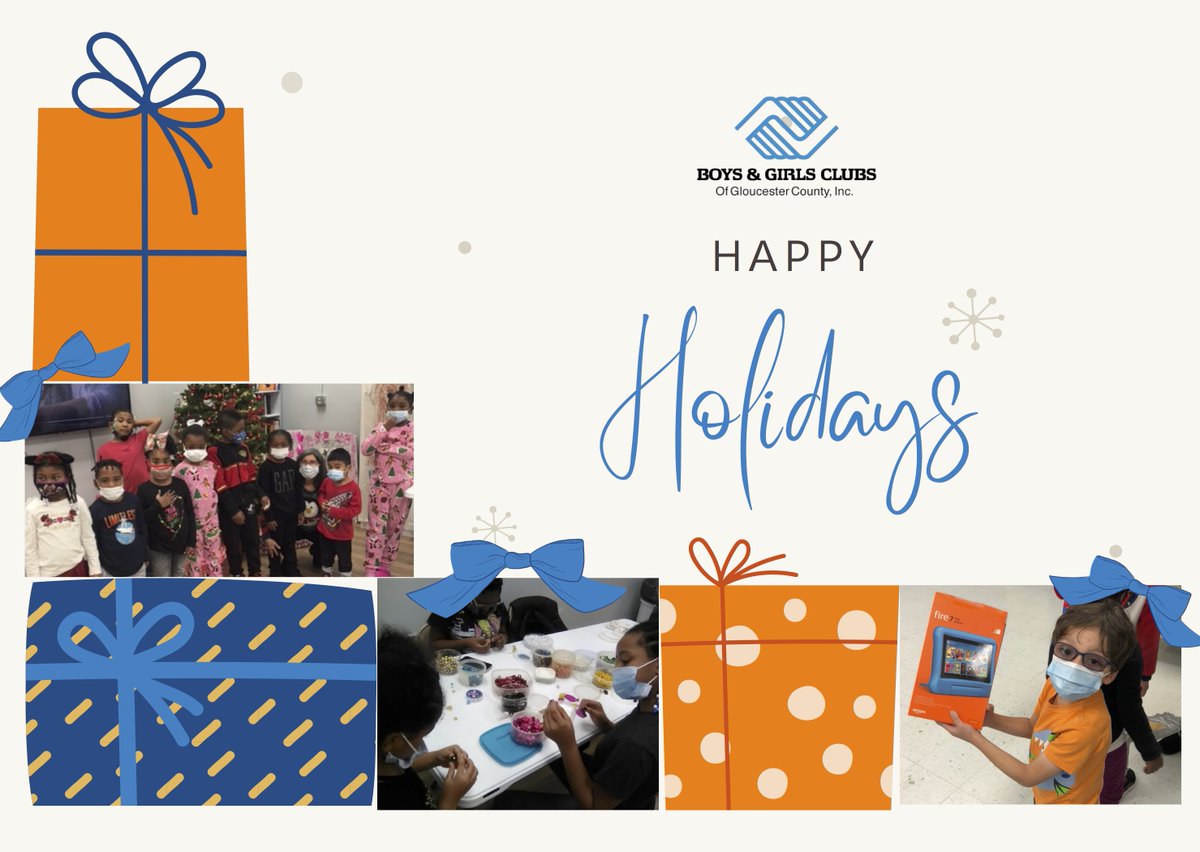 On behalf of the Board of Directors, staff, and Club members at the Boys &amp; Girls Clubs of Gloucester County, we would like to wish everyone a safe and
#HappyHolidays!
