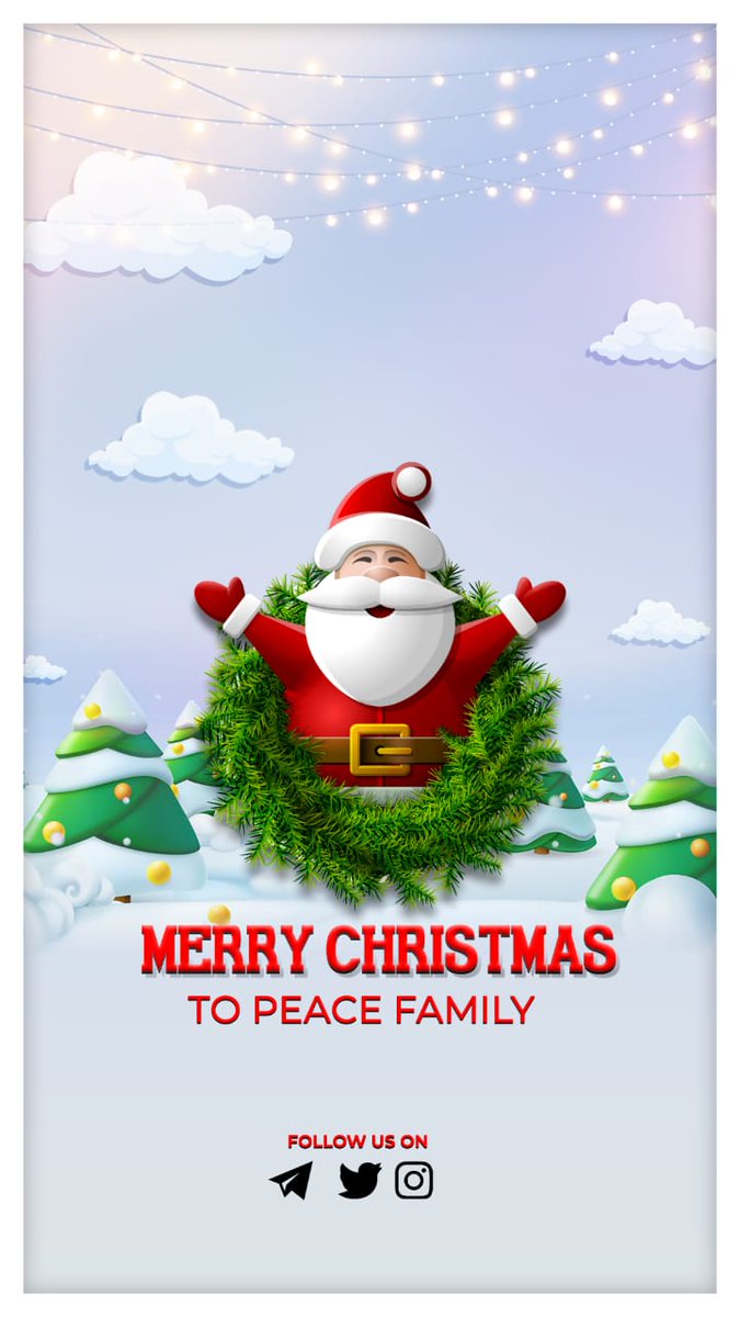 peace_Giga's tweet photo. 🎄 HAPPY CHRISTMAS FAMILY 🎄

💥 ARE YOU GET CHRISTMAS GIFT FROM CHRISTMAS IF NOT PLEASE JOIN NOW ??? 

✅ JOIN NOW 🔥($1,000) - https://t.co/ukmmVbthPq

#Christmas #ChristmasEve #BinanceChristmas #ChristmasEveEve #ChristmasTree #ChristmasTree #peacetoken https://t.co/TNn7FSBuYi