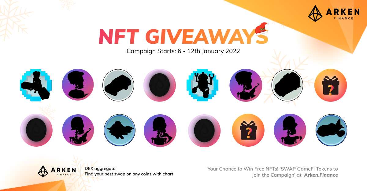 ArkenFinance's tweet photo. ⛄🎄How can we pull off Christmas and New Year without gifts? 

🔔Be prepared for the New Year's NFT Giveaway Campaign. More details: https://t.co/9YvewCjwgh 

⏳ Starts: 6–12th January 2022! 

#ArkenNewYearCampaign #ArkenNFTGiveaway #BSC #Polygon #Ethereum #Arbitrum #Avalanche https://t.co/DIxKEGHwgV