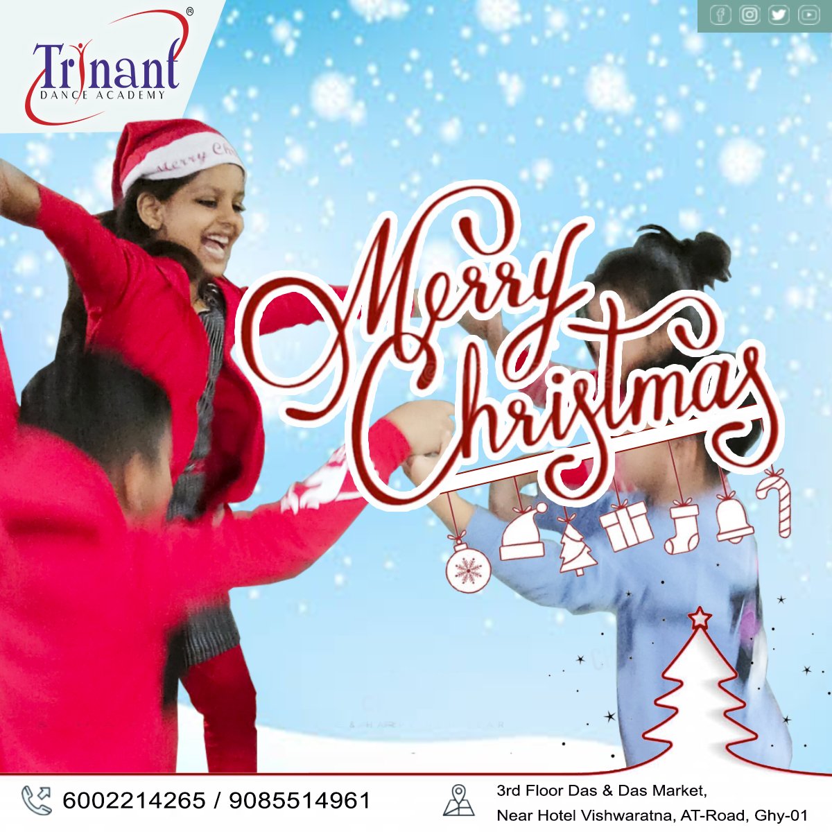 DanceTrinant's tweet photo. Merry Christmas🎄

#merrychristmas #merrychristmas2021 #trinantdanceacademy #guwahati #Assam https://t.co/Dxvp7SmTVa