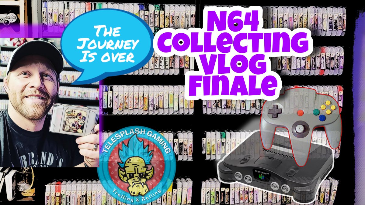 I've finally completed my loose N64 collection. Check out the video ya filthy animals. Oh....and Merry Christmas.
youtu.be/_sit_5vVr-A
#gaming #n64 #retrorefresh #Nintendo #videogames